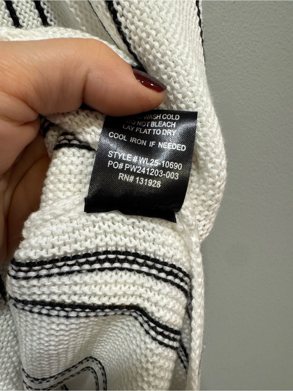 NWT Wishlist Knit Skirt in Black and White - Picture 8 of 11
